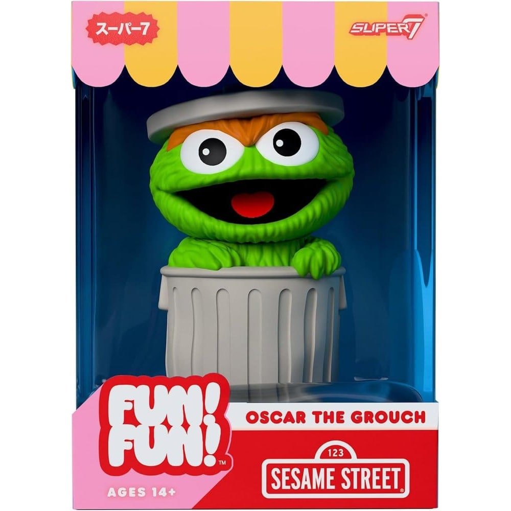 1, Rue Sésame figurine Soft Vinyl Fun! Fun! Wave 01 - Oscar the Grouch 18 cm - 1, Rue Sésame