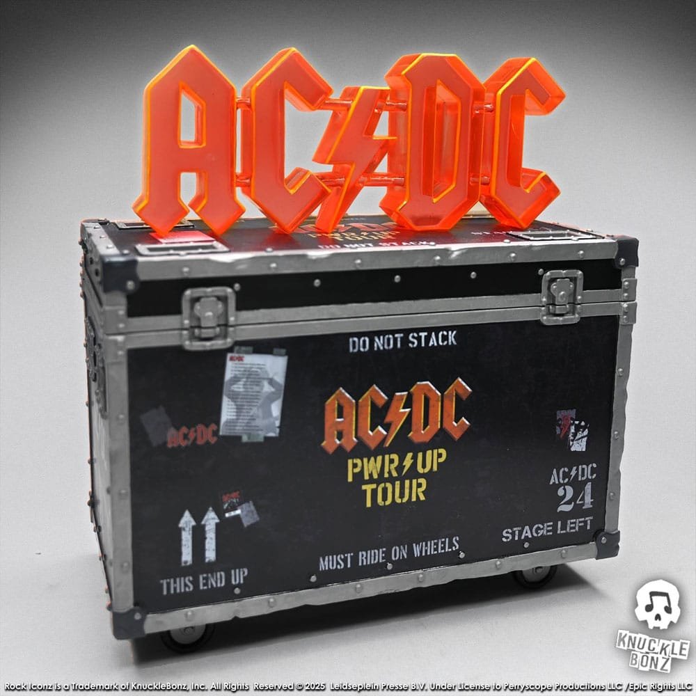 AC/DC statuette Rock Ikonz On Tour PWR UP Tour Road Case - AC/DC