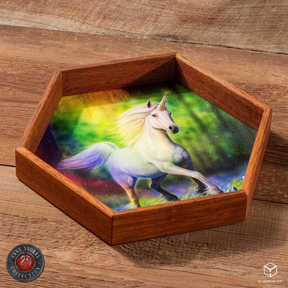 Anne Stokes Plateau à dés Chase The Rainbow 20 cm - Anne Stokes