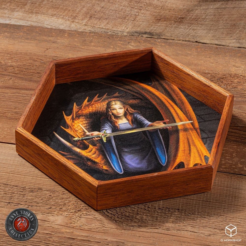 Anne Stokes Plateau à dés The Truth 20 cm - Anne Stokes