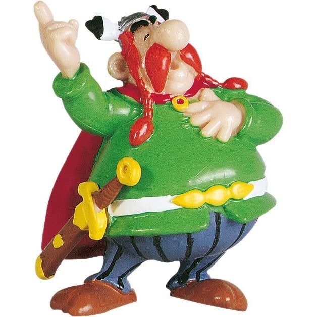 Astérix figurine Abraracourcix le chef 6 cm - asterix - Goodies
