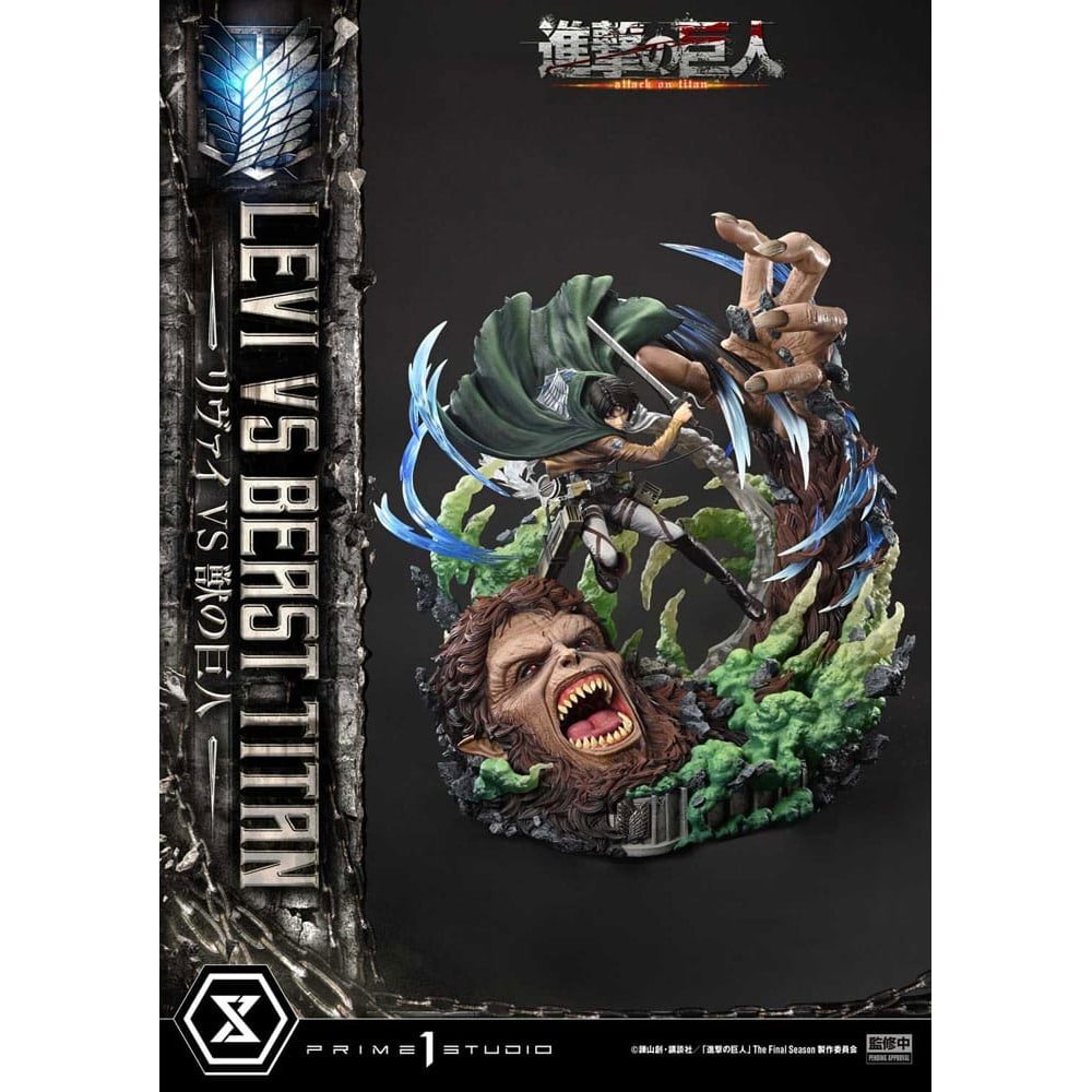 Attack on Titan statuette Ultimate Premium Masterline Series 1/4 Levi Versus Bea