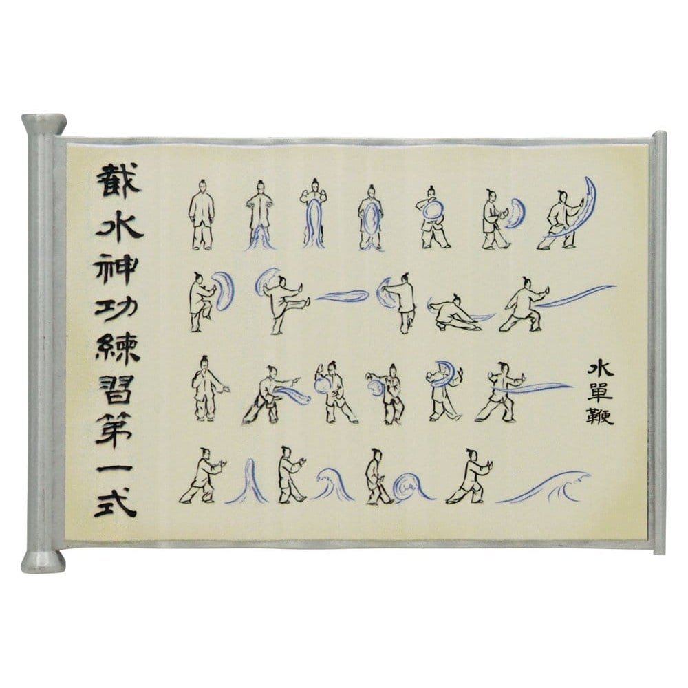 Avatar, le dernier maître de l´air réplique Waterbending Scroll - type-repliques-a-l-echelle