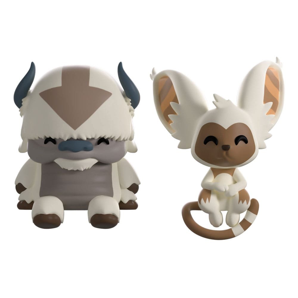 Avatar: The Last Airbender Vinyl figurines Appa and Momo Monitor Buddiez 5 cm - Avatar, le dernier maître de l´air