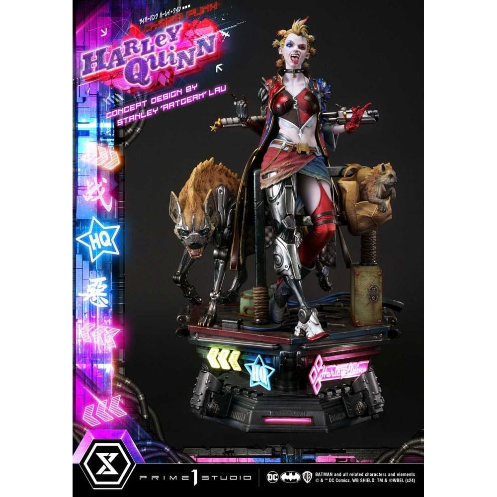 Batman statuette Ultimate Premium Masterline Series Cyberpunk Harley Quinn 60 cm - batman - Goodies