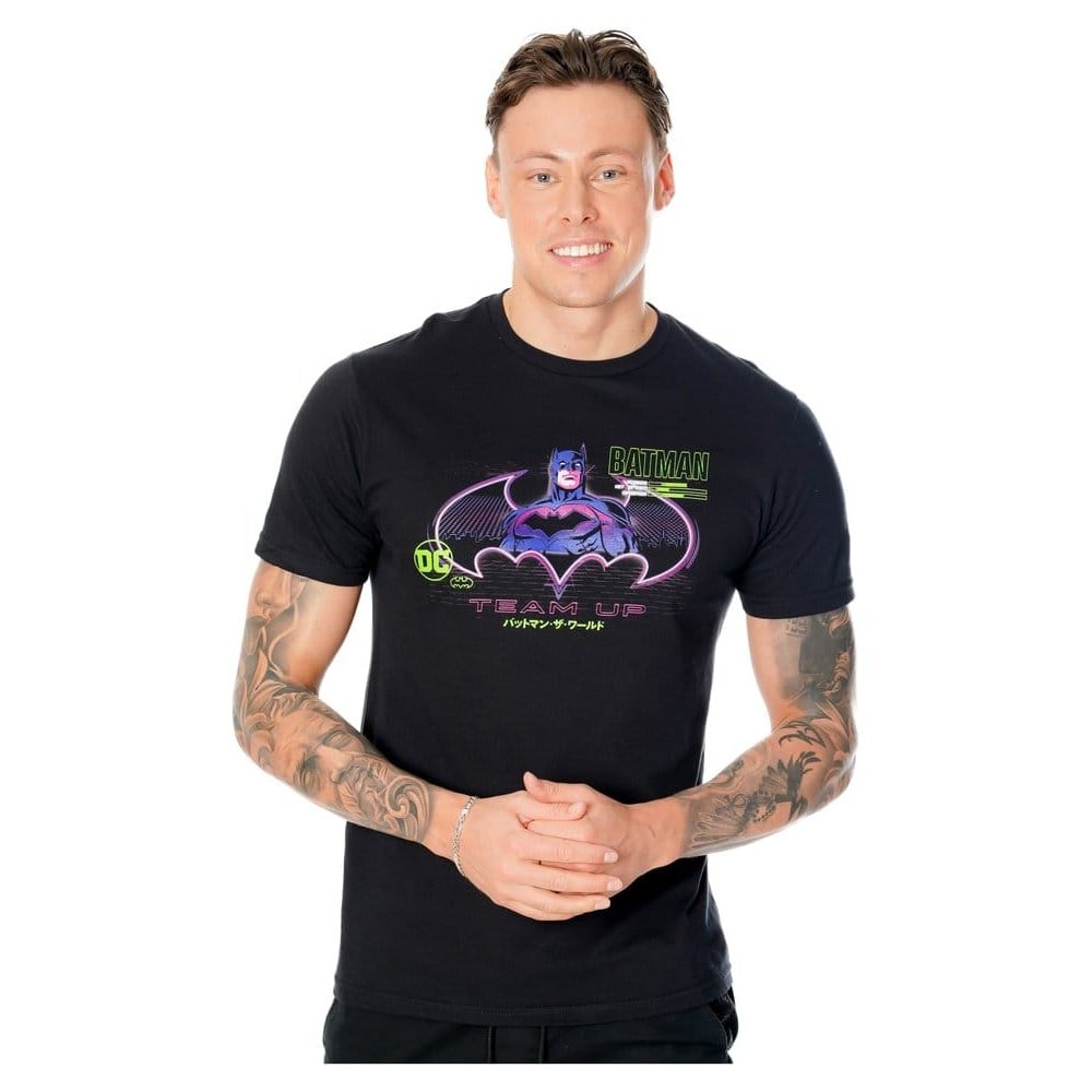Batman T-Shirt Anime Matrix Grid (XL)