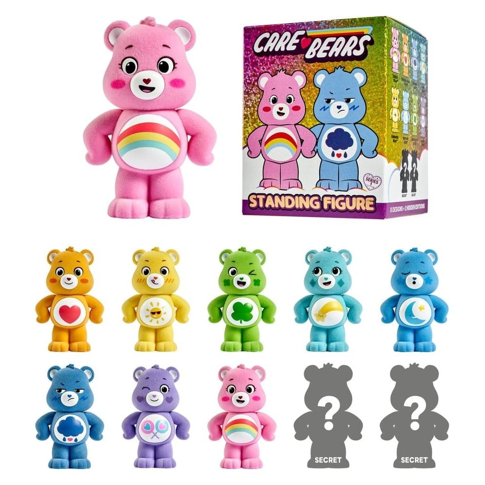 Bisounours assortiment boîte-mystère figurines Flocked Unlock the Magic 8 cm (8)