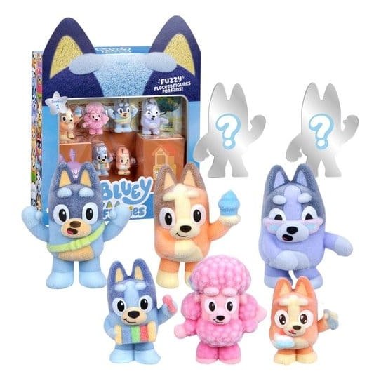 Bluey Fuzzies pack de figurines deluxe - Bluey