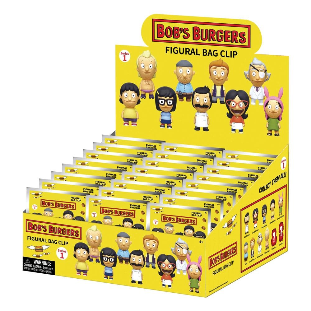 Bob's Burgers 3D présentoir porte-clés sac à dos Série 1 (24) - Bob´s Burgers