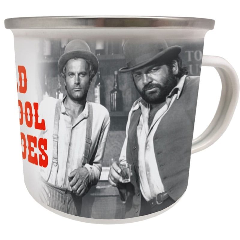 Bud Spencer & Terence Hill mug émail Old School Heroes - Bud Spencer