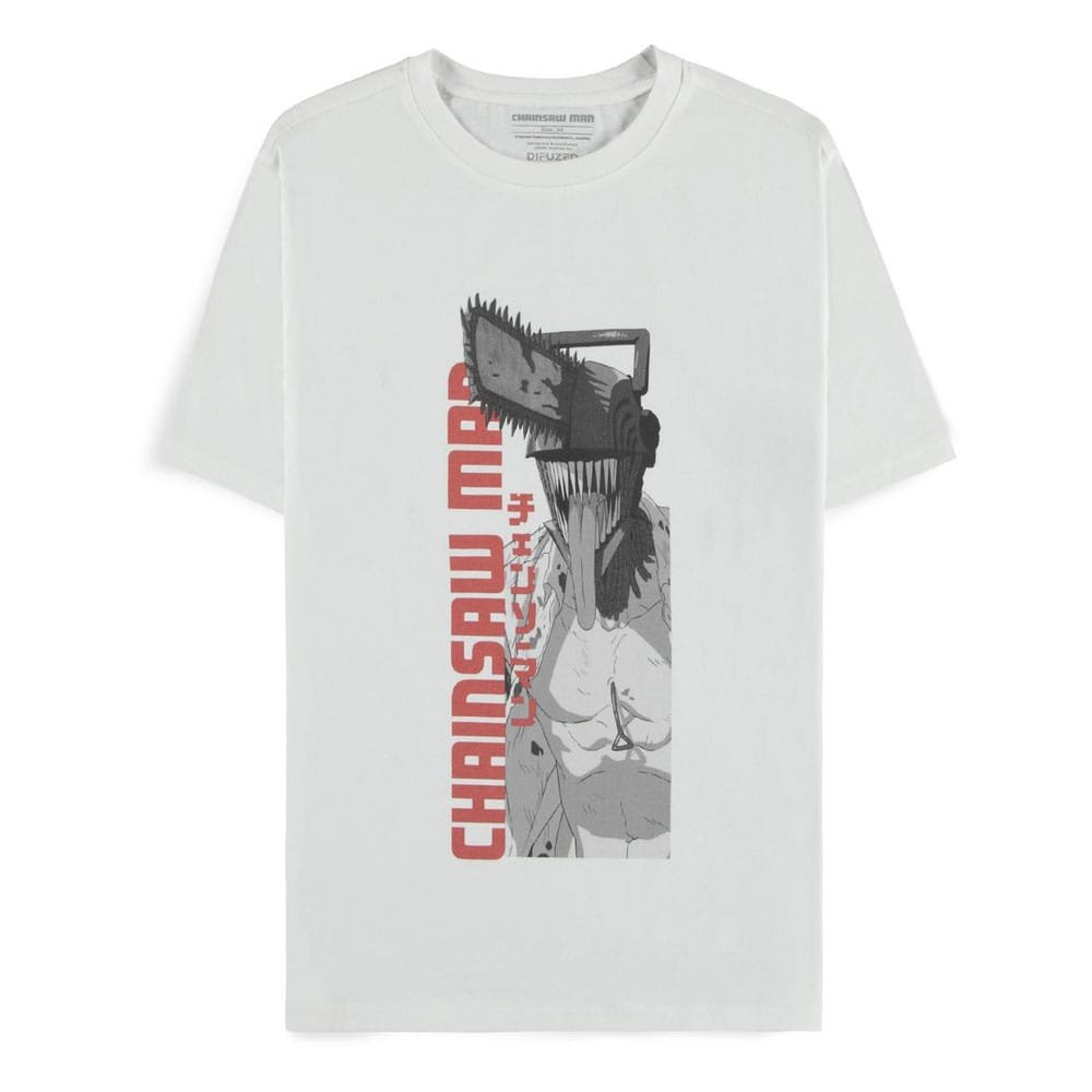Chainsaw Man T-Shirt Chainsaw Man White (XL)