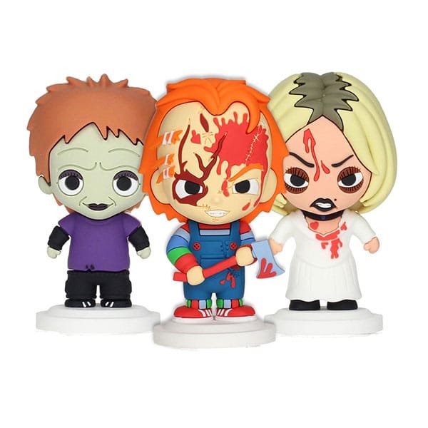 Chucky pack 3 figurines caoutchouc Pokis 7 cm - Chucky