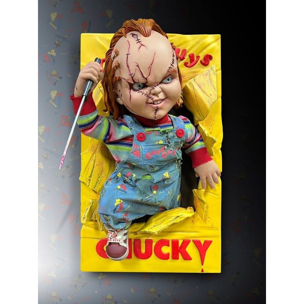 Chucky sculpture murale 1/1 Bride of Chucky 43 x 46 x 76 cm - cat-deco-maison