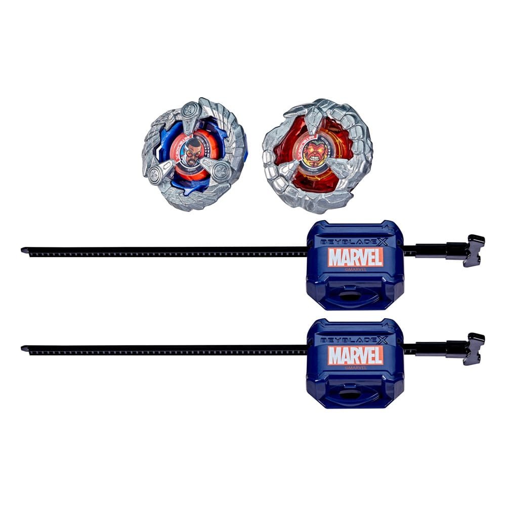 Collaboration Beyblade X et Marvel Captain America 4-70GB contre Red Hulk 1-80R - beyblade - Goodies