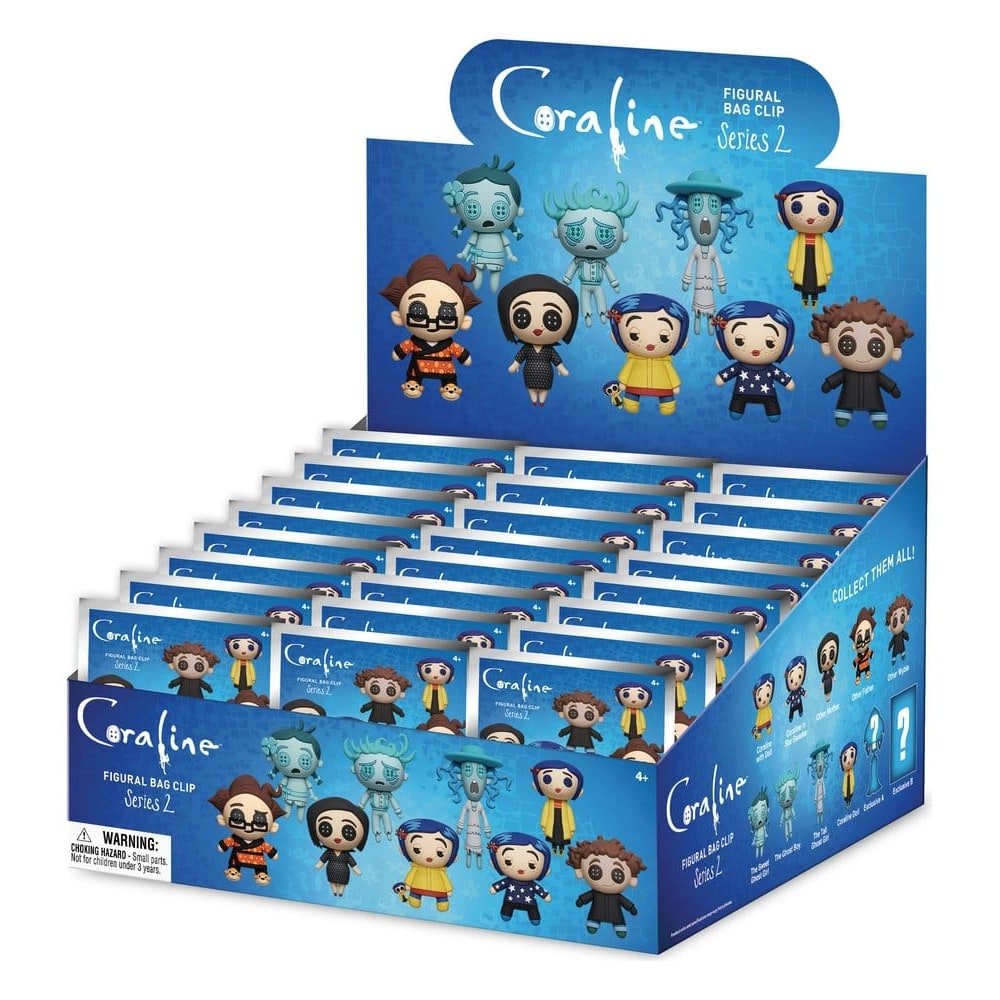 Coraline 3D porte-clés en PVC série 2 présentoir (24)