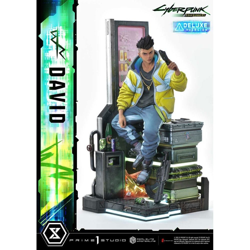 Cyberpunk: Edgerunners statuette Real Elite Masterline Series 1/4 David Bonus Ve - cyberpunk-edgerunners - Goodies