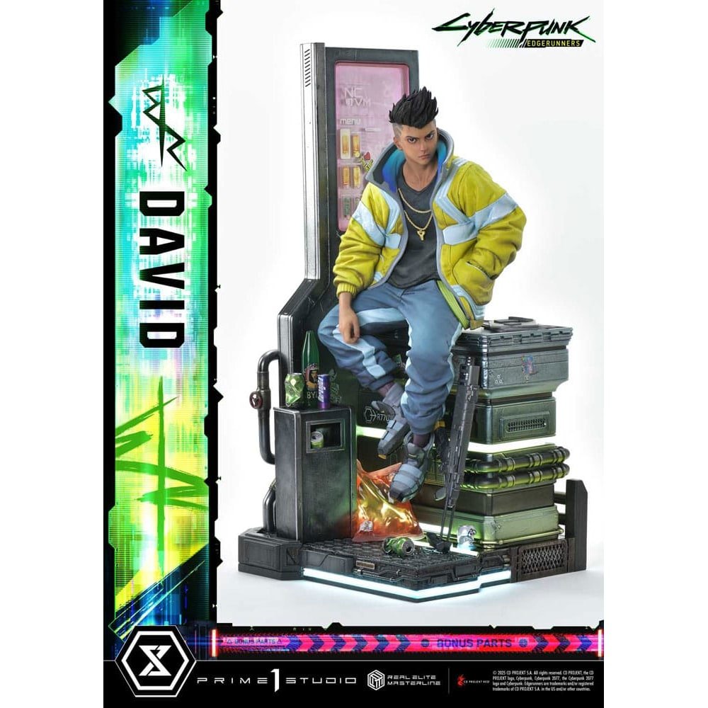 Cyberpunk: Edgerunners statuette Real Elite Masterline Series 1/4 David Deluxe B - Cyberpunk: Edgerunners