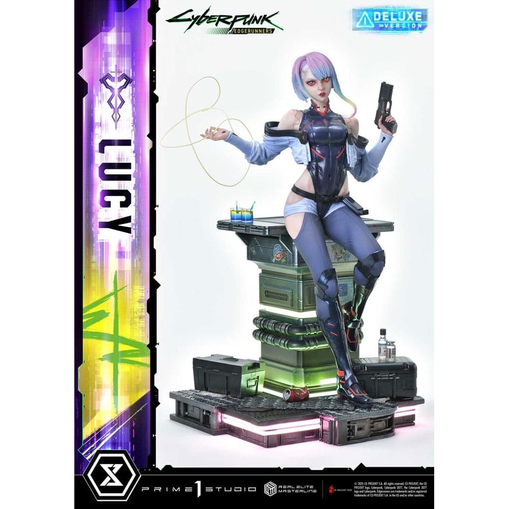 Cyberpunk: Edgerunners statuette Real Elite Masterline Series 1/4 Lucy Deluxe Ve - Cyberpunk: Edgerunners