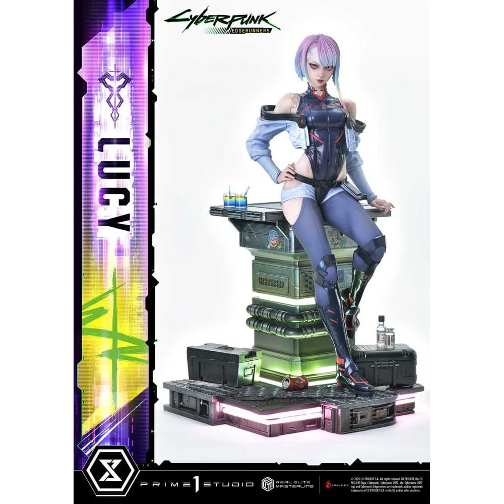 Cyberpunk: Edgerunners statuette Real Elite Masterline Series 1/4 Lucy 50 cm - Cyberpunk: Edgerunners