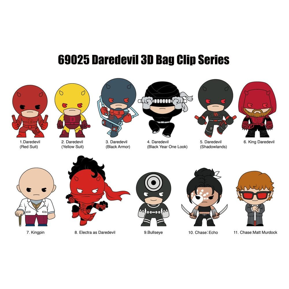 Daredevil présentoir porte-clés sac à dos 3D Classic (24) - Daredevil