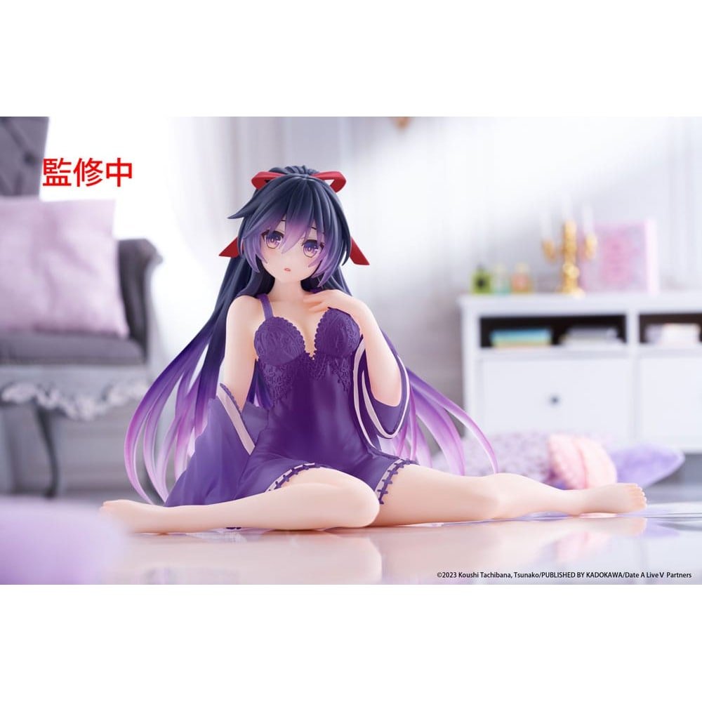 Date A Live V statuette PVC Desktop Cute Figure Tohka Yatogami Nightwear Ver. Re - Date A Live