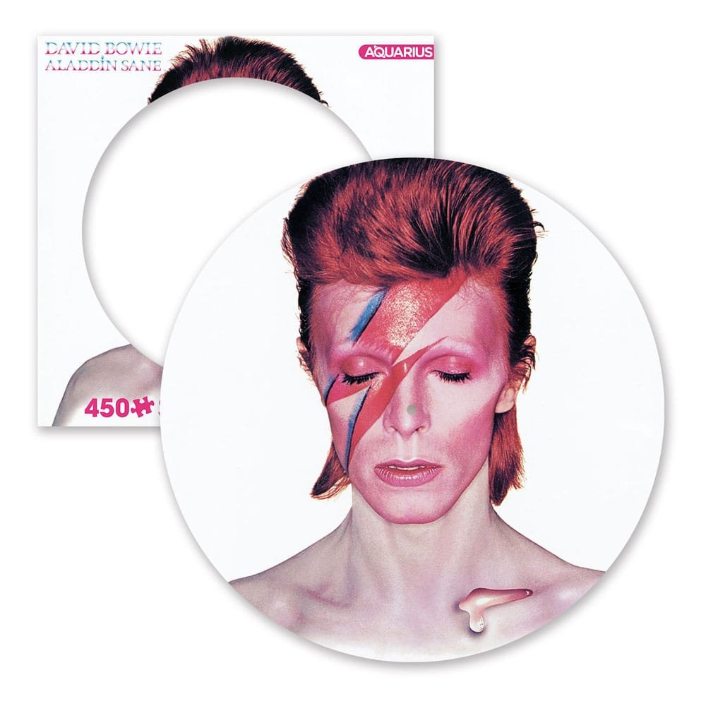 David Bowie: Aladdin Sane 450 Piece Picture Disc Jigsaw Puzzle - Jeux de société & Plateau