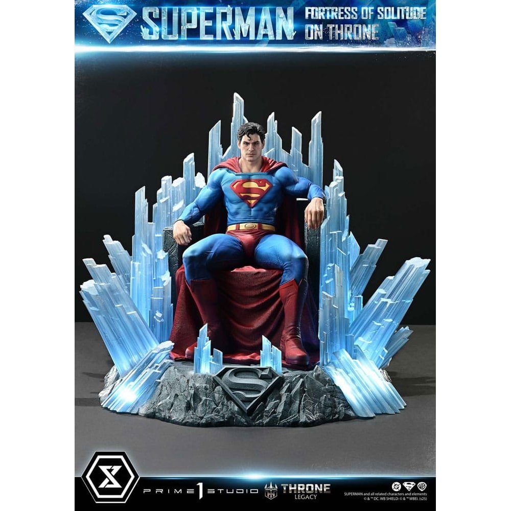 DC Comics statuette 1/4 Throne Legacy Collection Superman Fortress of Solitude o - Superman