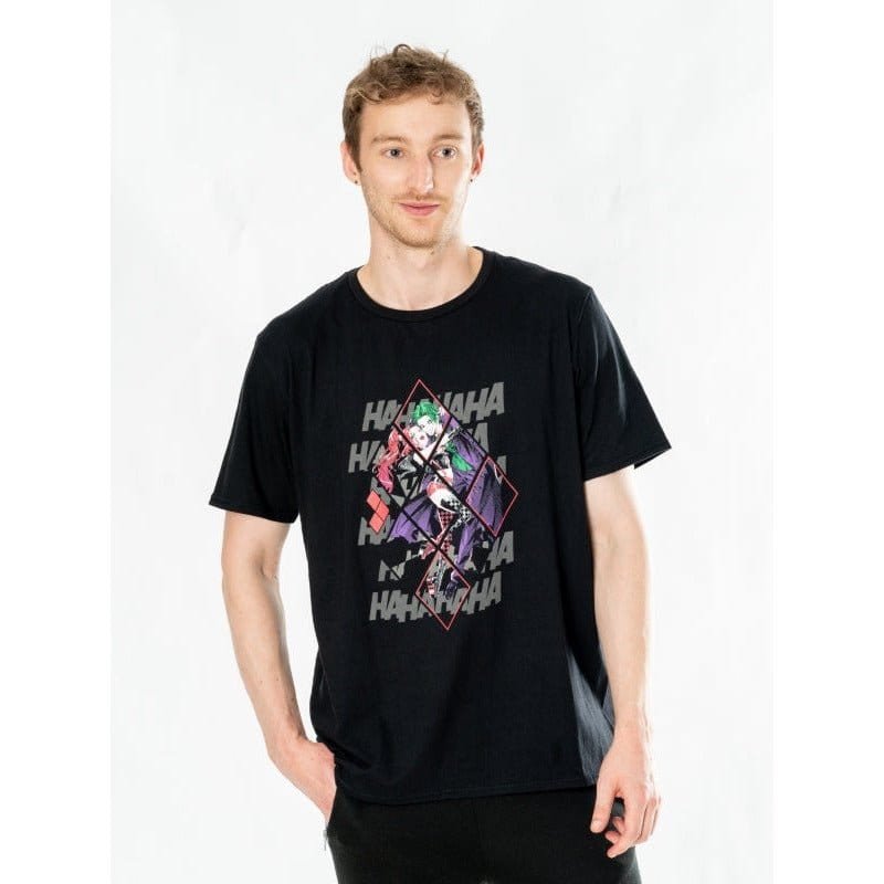 DC Comics T-Shirt Harley Quinn Joker Diamond