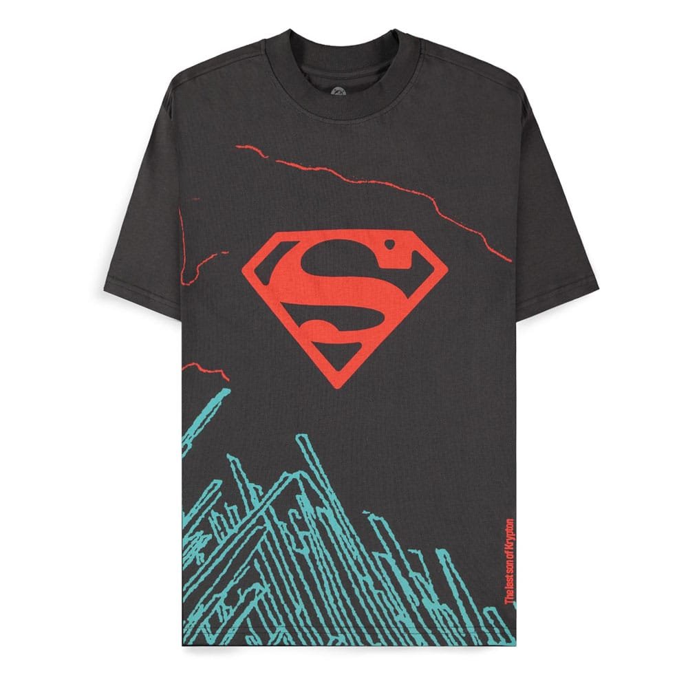 DC Comics T-Shirt Superman Dark Grey son of Krypton