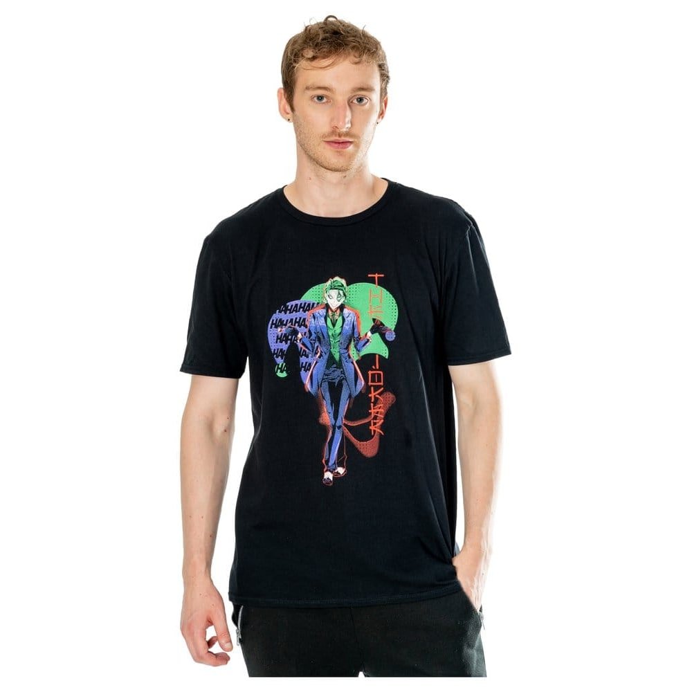 DC Comics T-Shirt The Joker Anime Red Light (S)