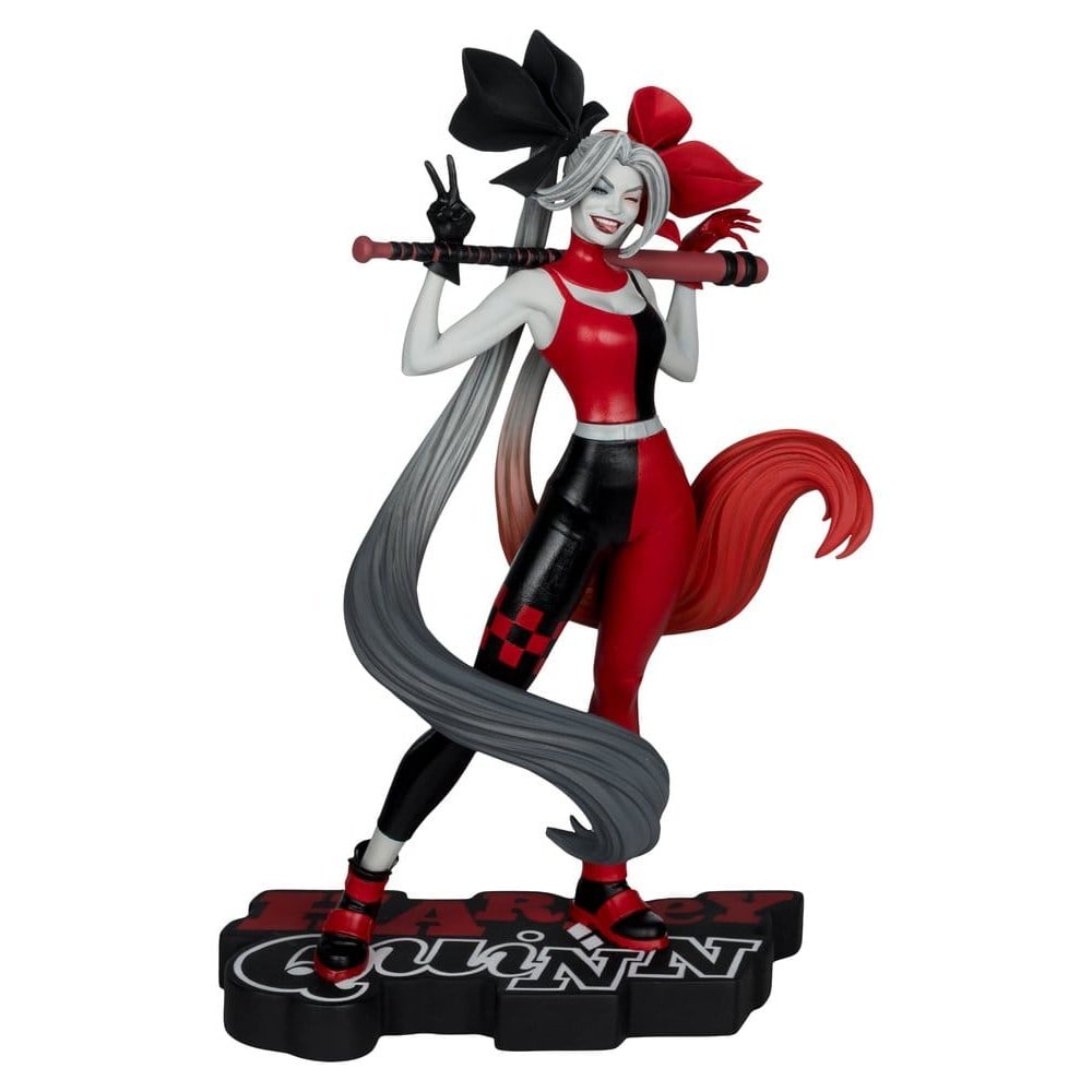 DC Direct Harley Quinn: Red, White & Black statuette 1/10 Harley Quinn by Alex G