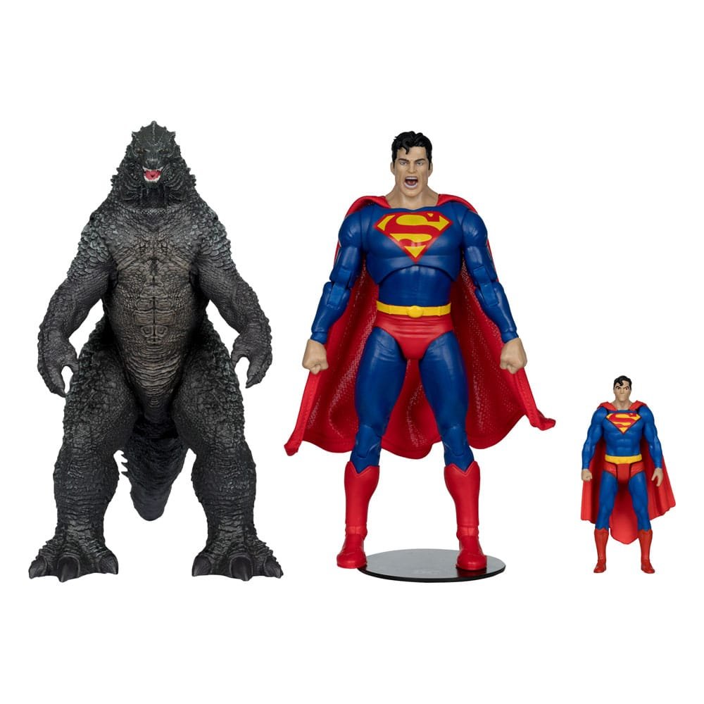 DC Justice League Monsterverse DC Multiverse pack de 2 figurines Superman Vs. Go - Justice League