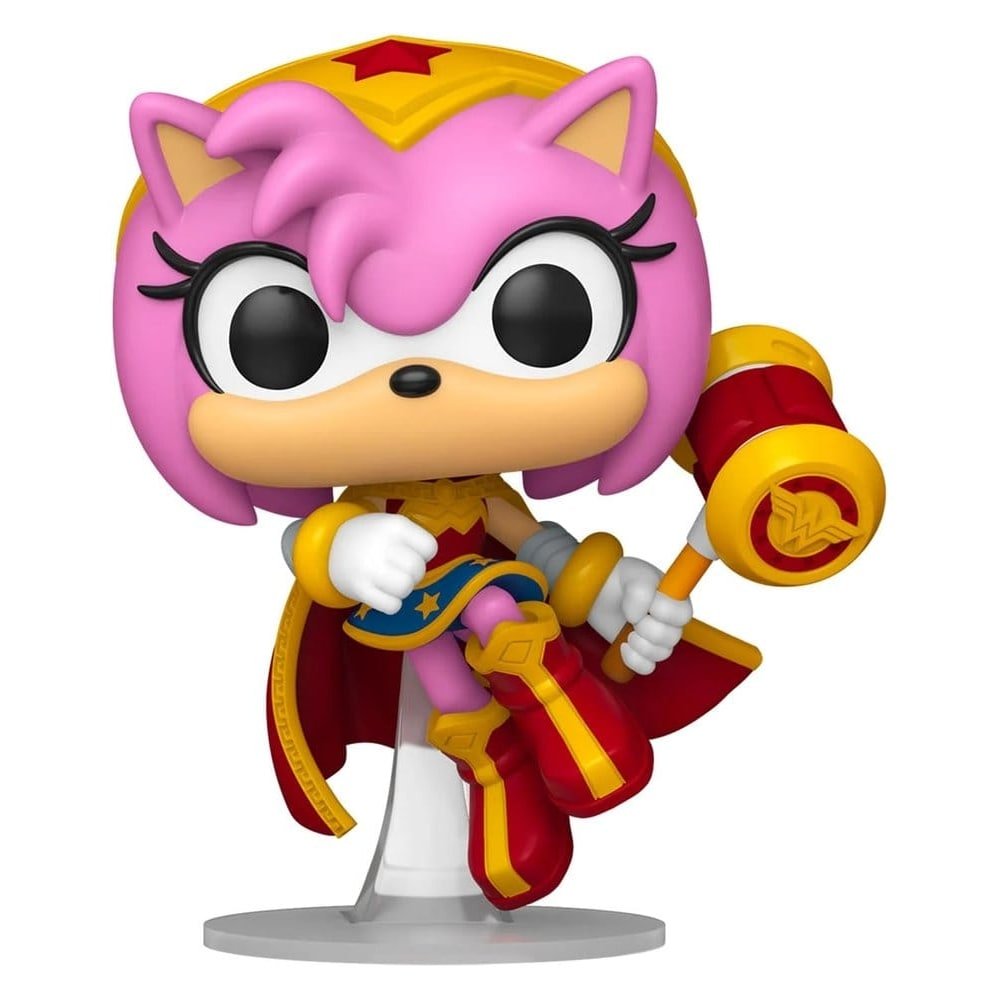 DC x Sonic the Hedgehog POP! Heroes Vinyl figurine Amy as Wonder Woman 9 cm - Wonder Woman