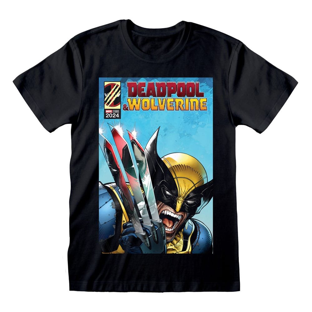 Deadpool T-Shirt Wolverine Reflection - marvel - Goodies