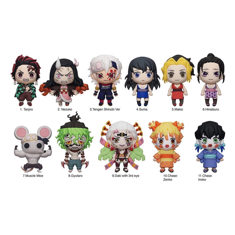 Demon Slayer: Kimetsu no Yaiba présentoir porte-clés sac à dos 3D Series 6 (24) - demon-slayer - Goodies