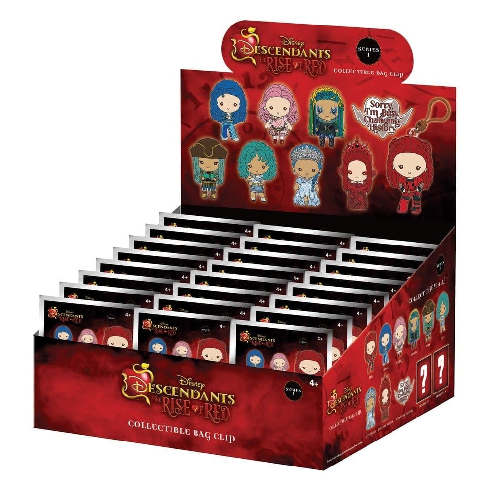 Descendants 3D porte-clés en PVC série 1 présentoir (24) - Descendants