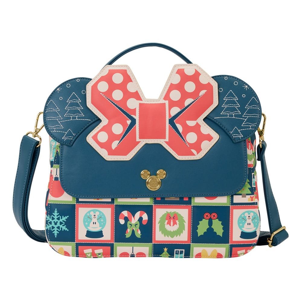 Disney by Loungefly sac à bandoulière Mickey and Minnie Holiday - type-sacs