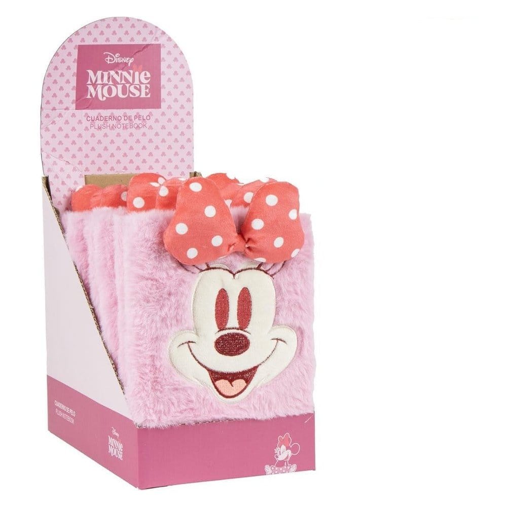 Disney Carnet en Peluche Minnie Mouse Présentoir (8)