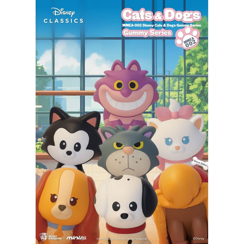 Disney Cats & Dogs assortiment figurines Mini Egg Attack Blind Box Gummy Series 3 cm (24)