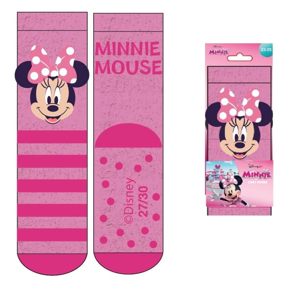 Disney Chaussettes Douillettes Antidérapantes Minnie Mouse 27-34