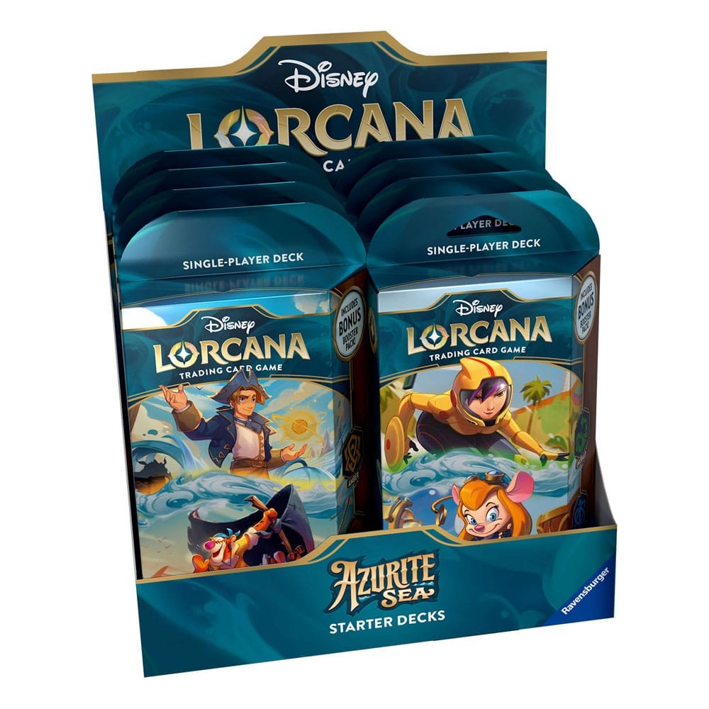 Disney Lorcana TCG présentoir decks de démarrage Azurite Sea (8) *ANGLAIS* - Disney Lorcana
