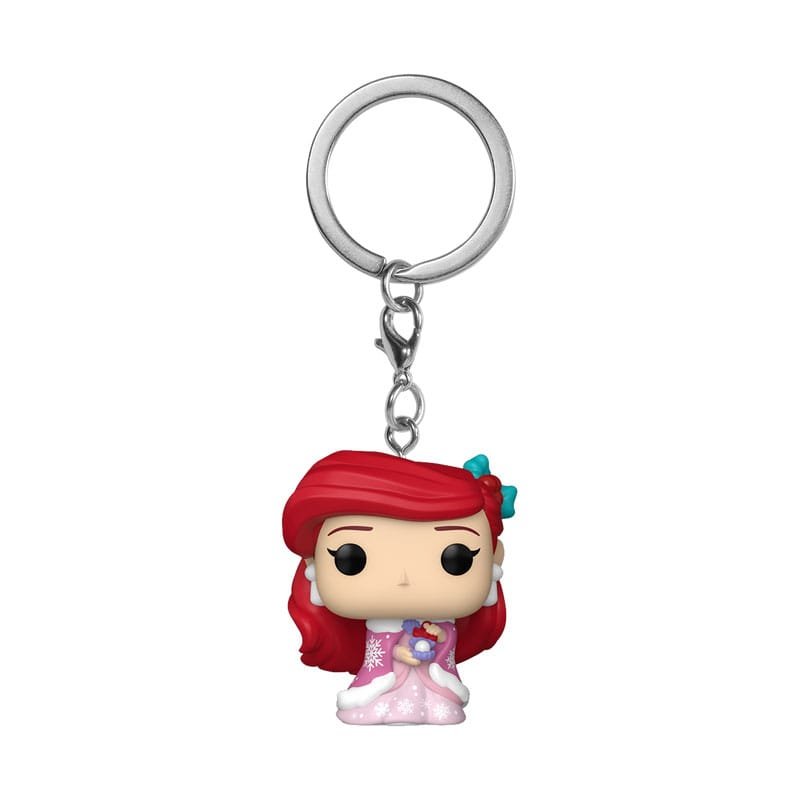 Disney Princess présentoir porte-clés Pocket POP! Holiday Ariel 4 cm (12) - princesses-disney - Goodies