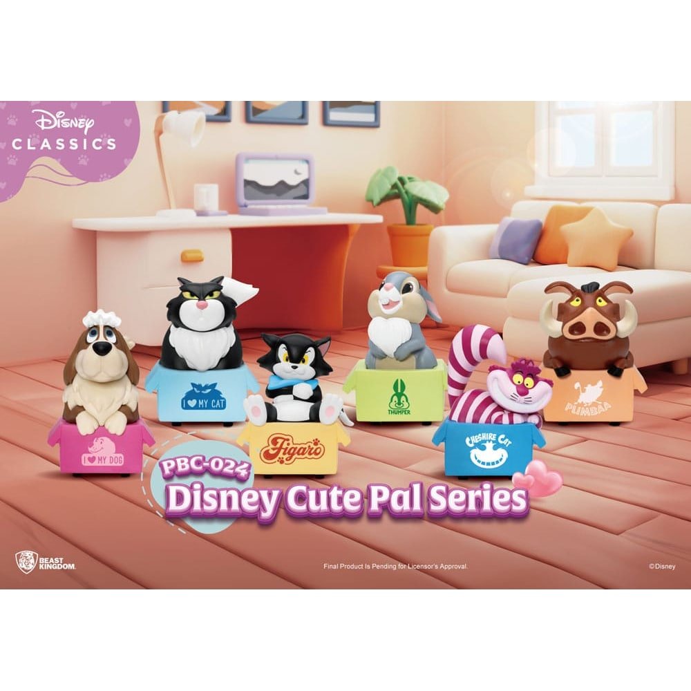 Disney Série Voiture à friction Blind Box Cute Pal (6) 5 cm - type-jouets-r-c