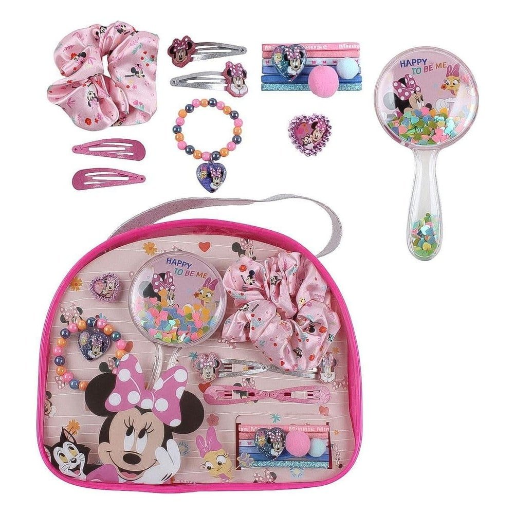 Disney Set de Beauté Trousse de Toilette Accessoires Minnie Mouse