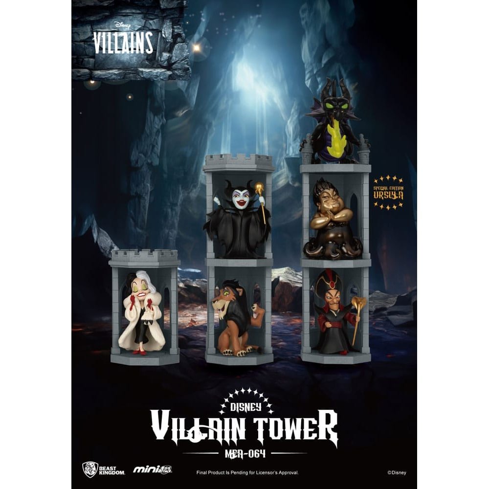 Disney Villains assortiment figurines Mini Egg Attack Villain Tower Blind Box Se - disney-villains - Goodies