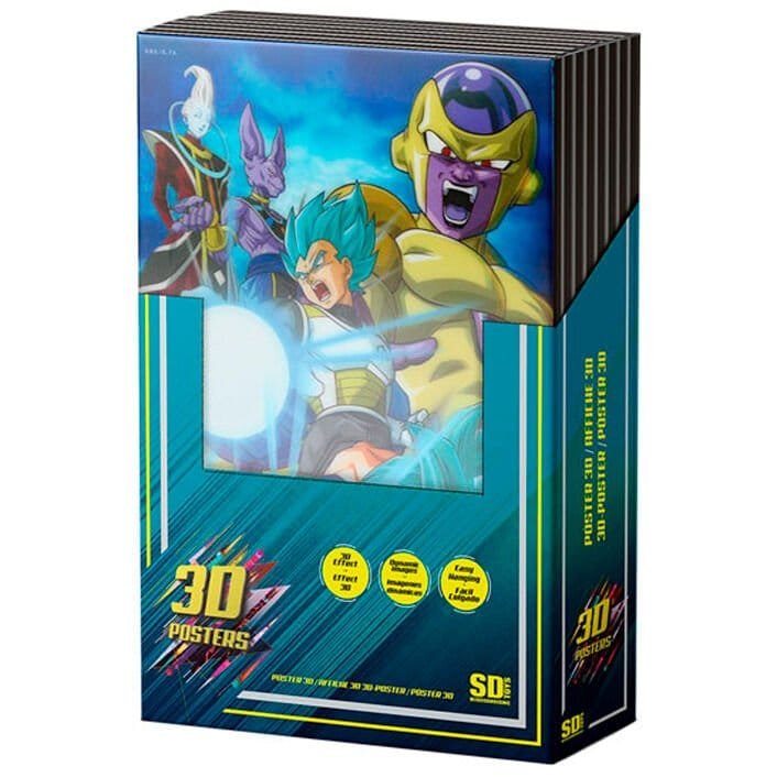 Dragon Ball assortiment 3D Affiche Dragon Ball & Dragon Ball Super 38 x 58 cm (1 - dragon-ball-z - Goodies