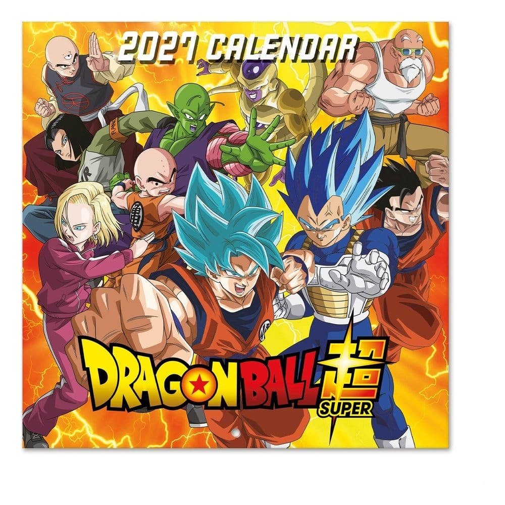 Dragon Ball calendrier mural 2027 30 x 30 cm