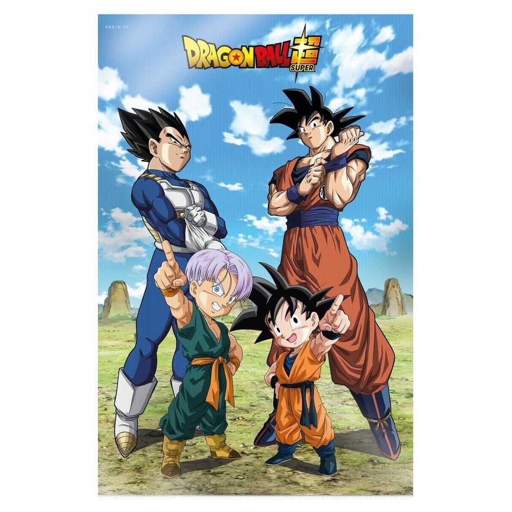 Dragon Ball Super 3D Affiche Battle of Gods Goku Vegeta Family 38 x 58 cm - dragon-ball-z - Goodies