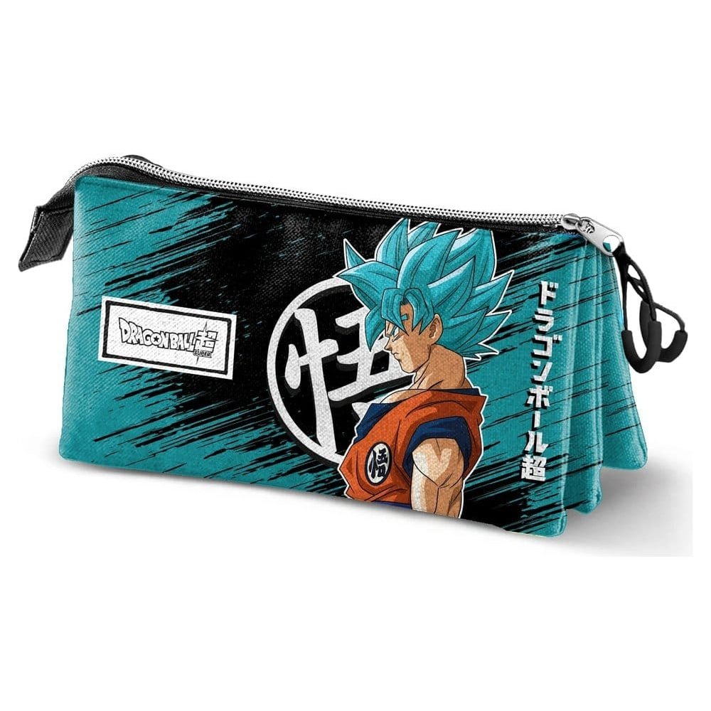 Dragon Ball Trousse triple Saiyajin Blue