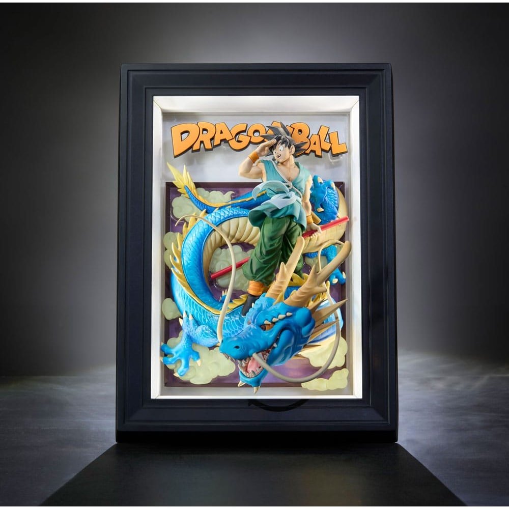 Dragon Ball Z Tamashii Art 3D Relief Picture Son Goku & Dragon 27 cm - dragon-ball-z - Goodies